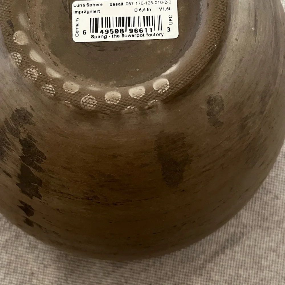 Spang Pottery Luna Sphere Ceramic Planter Set made in Germany - Picture 8 of 9